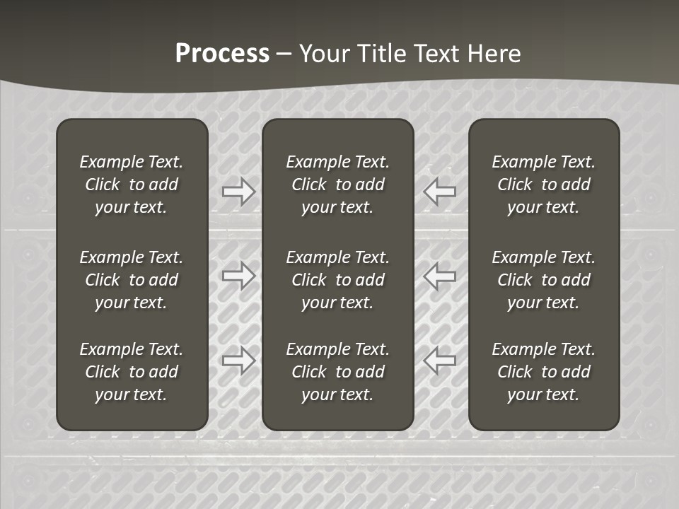 Wall Backgrounds Aluminium PowerPoint Template