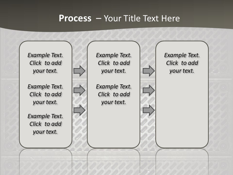 Wall Backgrounds Aluminium PowerPoint Template