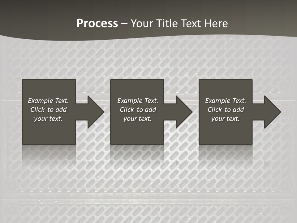 Wall Backgrounds Aluminium PowerPoint Template