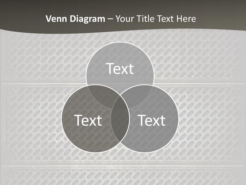 Wall Backgrounds Aluminium PowerPoint Template