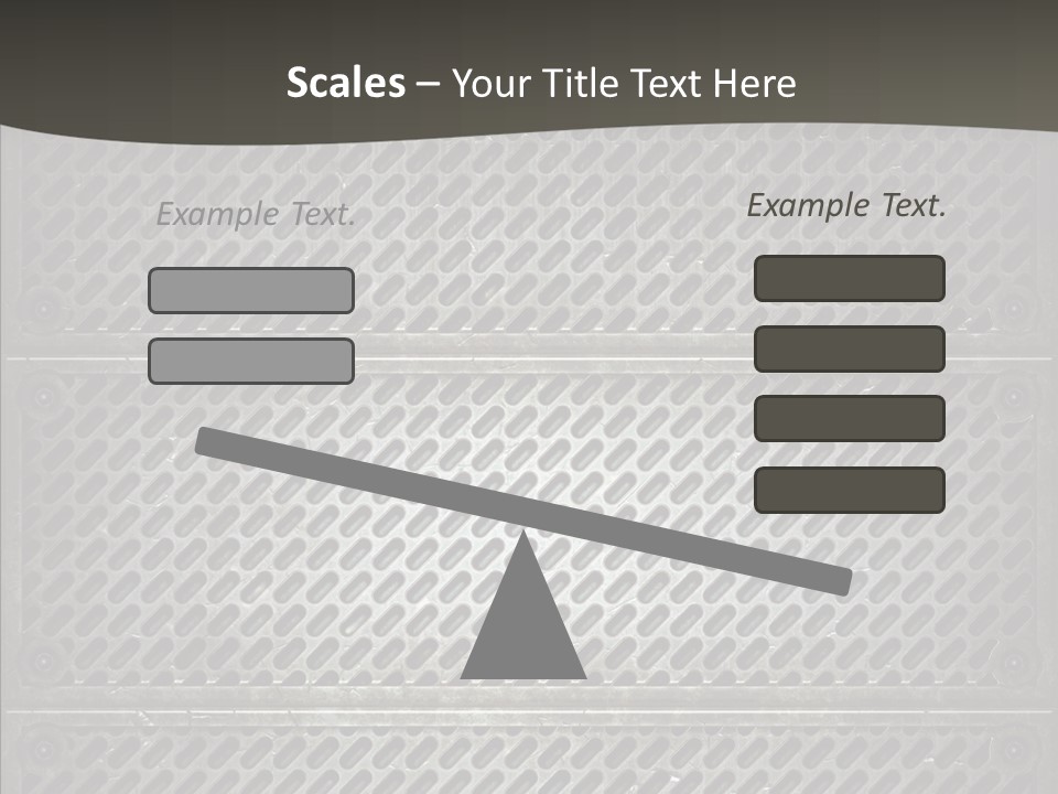 Wall Backgrounds Aluminium PowerPoint Template