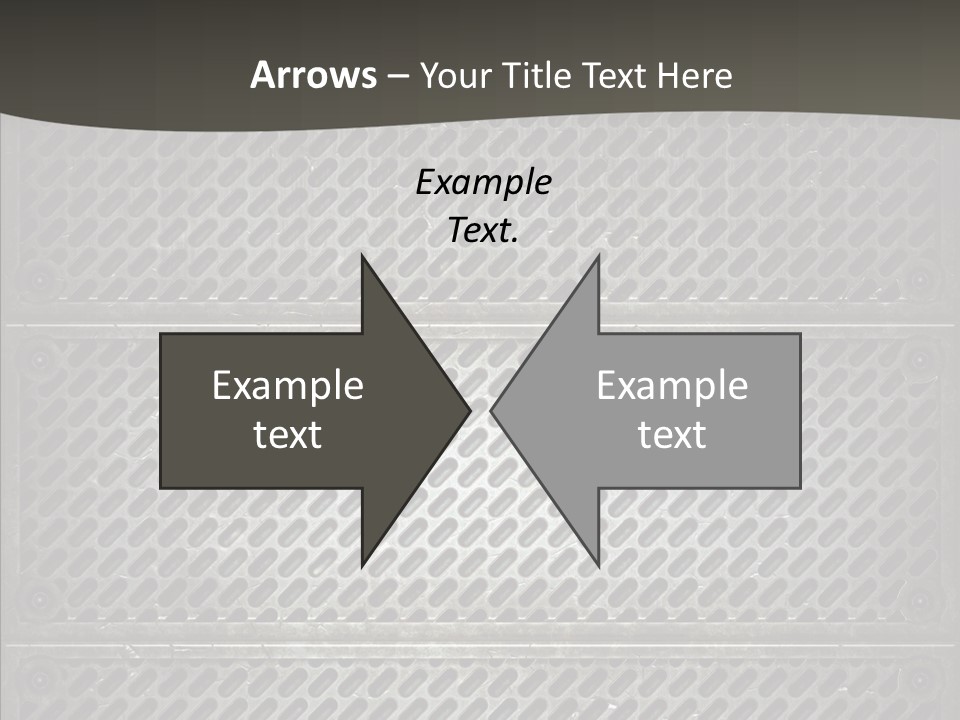 Wall Backgrounds Aluminium PowerPoint Template