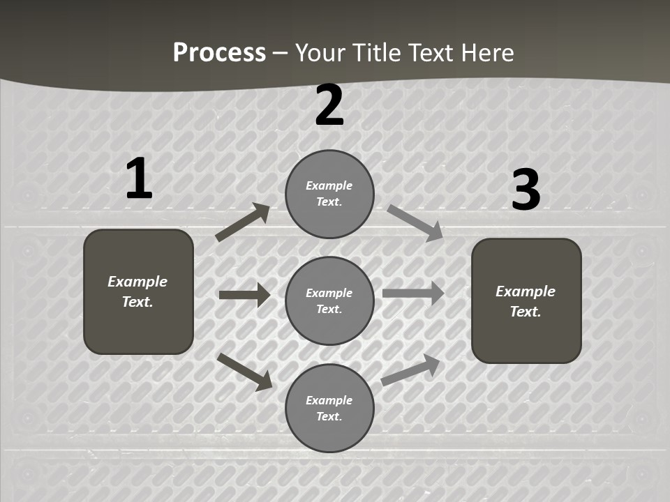 Wall Backgrounds Aluminium PowerPoint Template