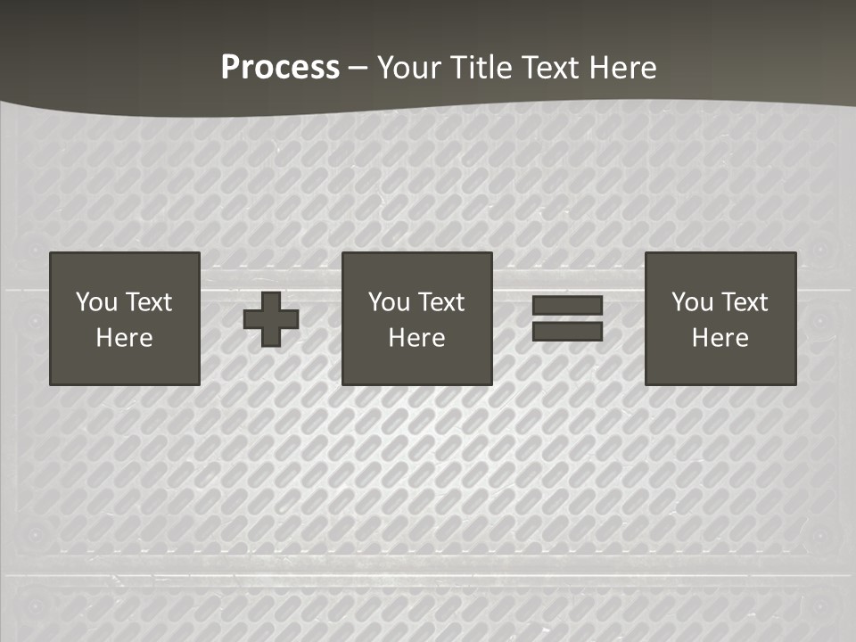 Wall Backgrounds Aluminium PowerPoint Template
