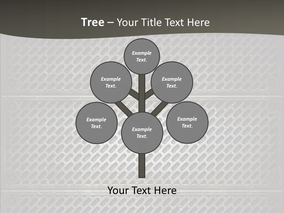 Wall Backgrounds Aluminium PowerPoint Template