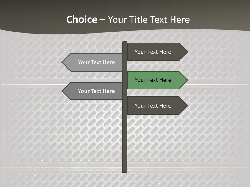 Wall Backgrounds Aluminium PowerPoint Template
