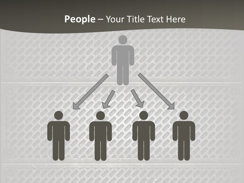 Wall Backgrounds Aluminium PowerPoint Template