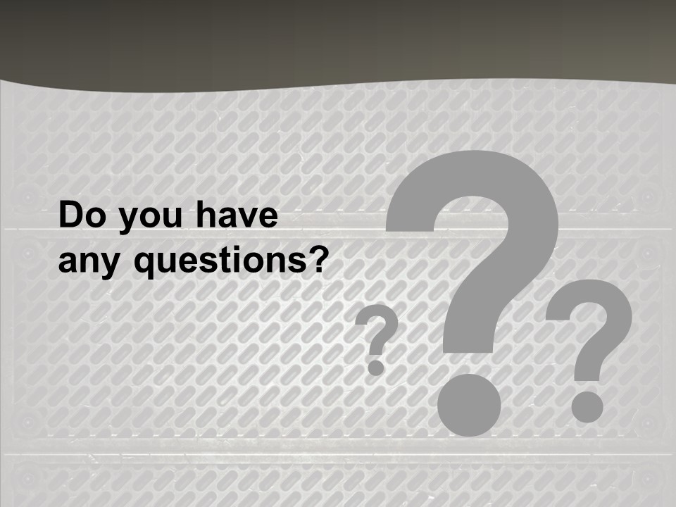 Wall Backgrounds Aluminium PowerPoint Template