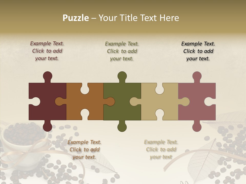 India Oval Texture PowerPoint Template