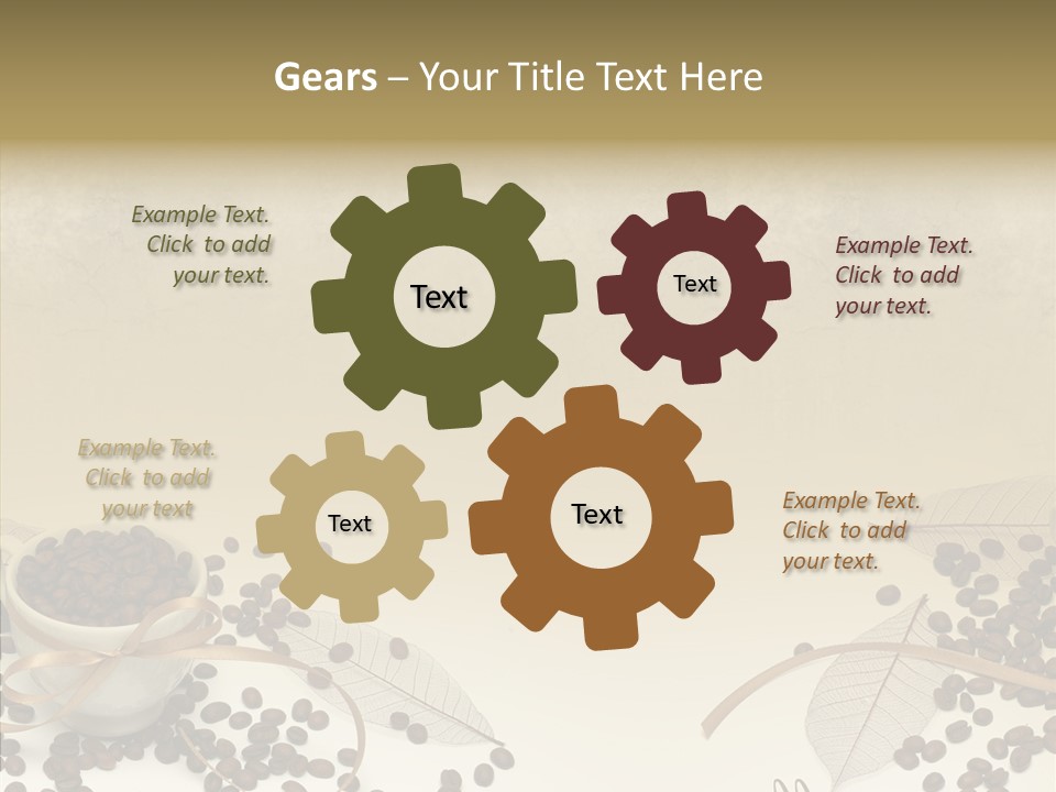 India Oval Texture PowerPoint Template