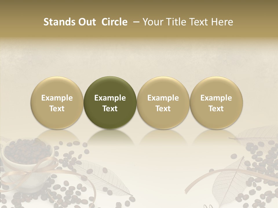 India Oval Texture PowerPoint Template