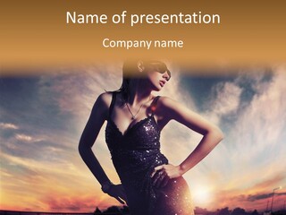 Passion Luxury Portrait PowerPoint Template