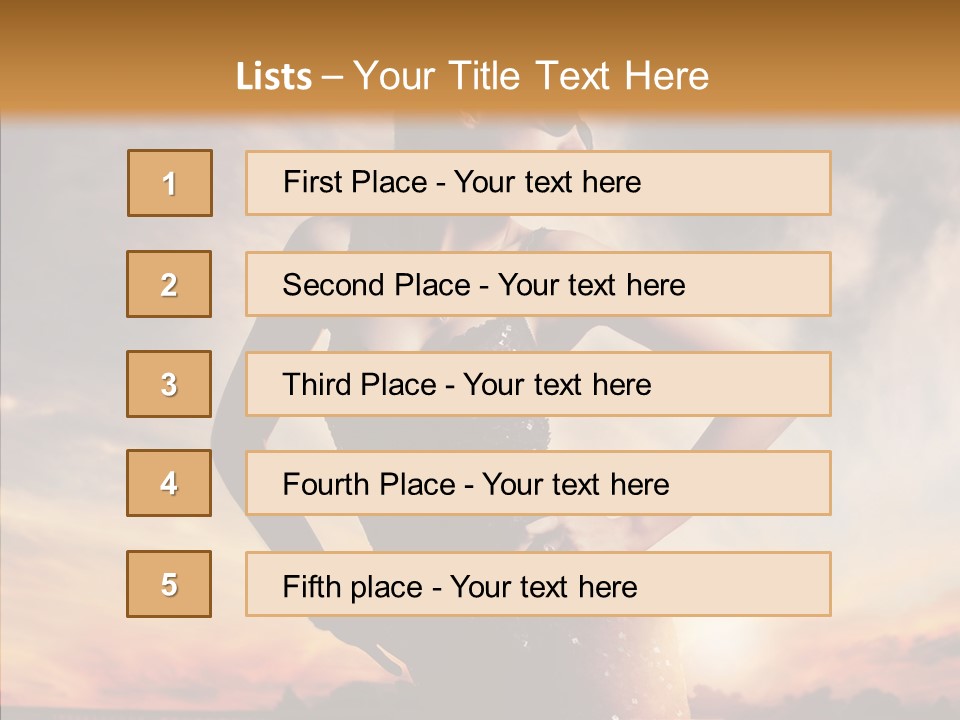 Passion Luxury Portrait PowerPoint Template