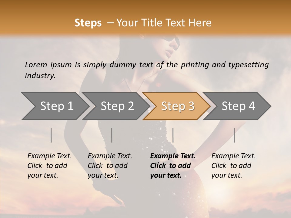 Passion Luxury Portrait PowerPoint Template