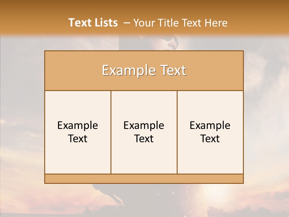 Passion Luxury Portrait PowerPoint Template
