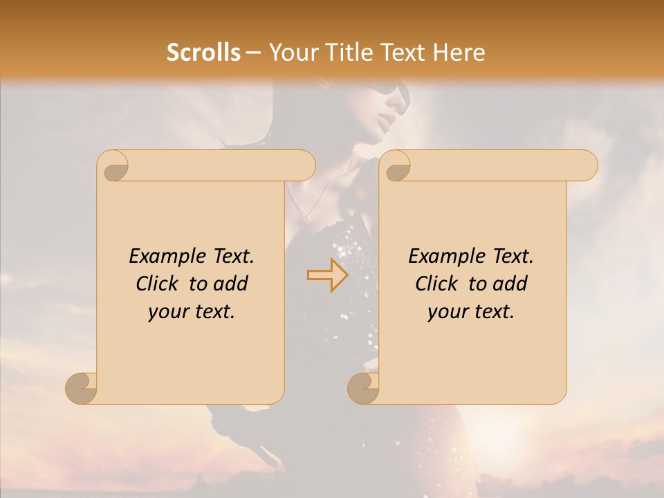 Passion Luxury Portrait PowerPoint Template