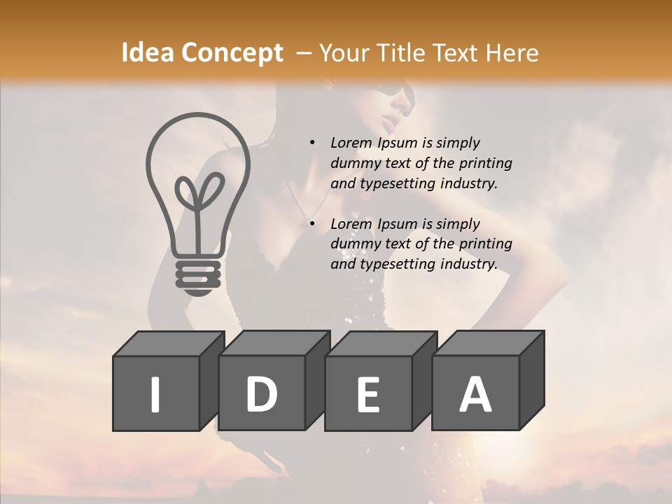 Passion Luxury Portrait PowerPoint Template