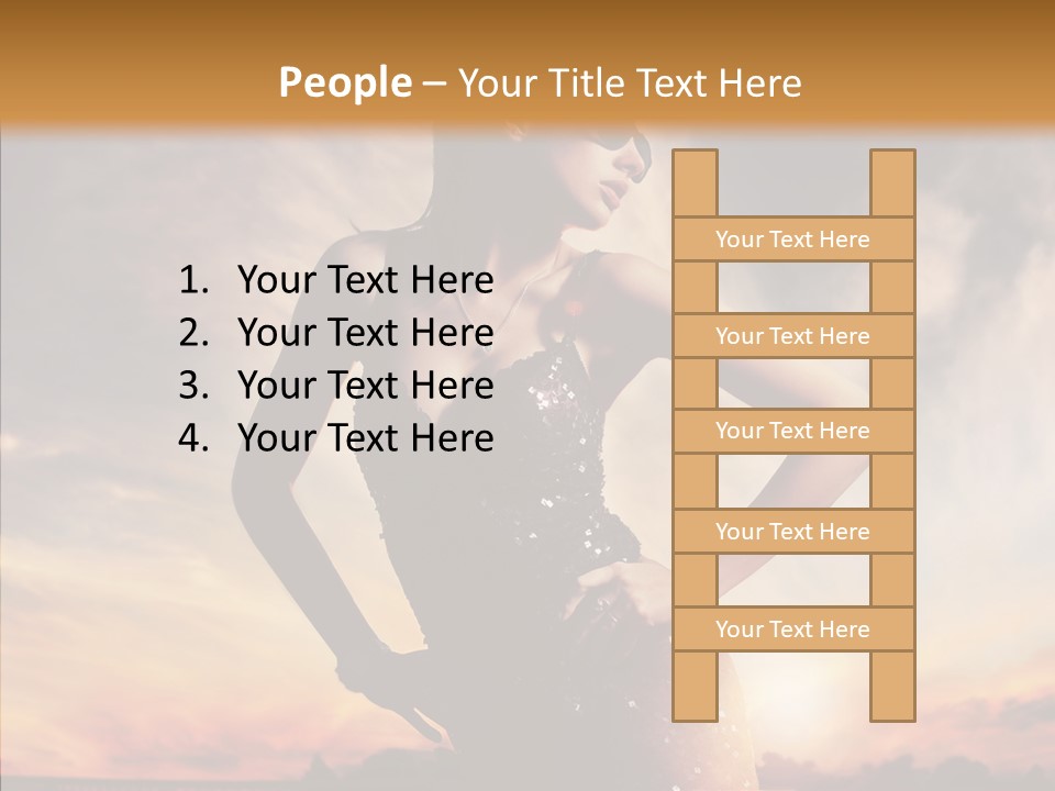 Passion Luxury Portrait PowerPoint Template