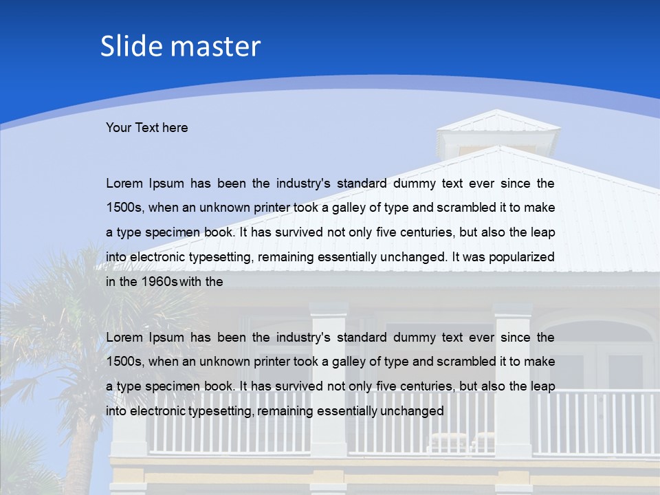 Caribbean Success Tropical PowerPoint Template