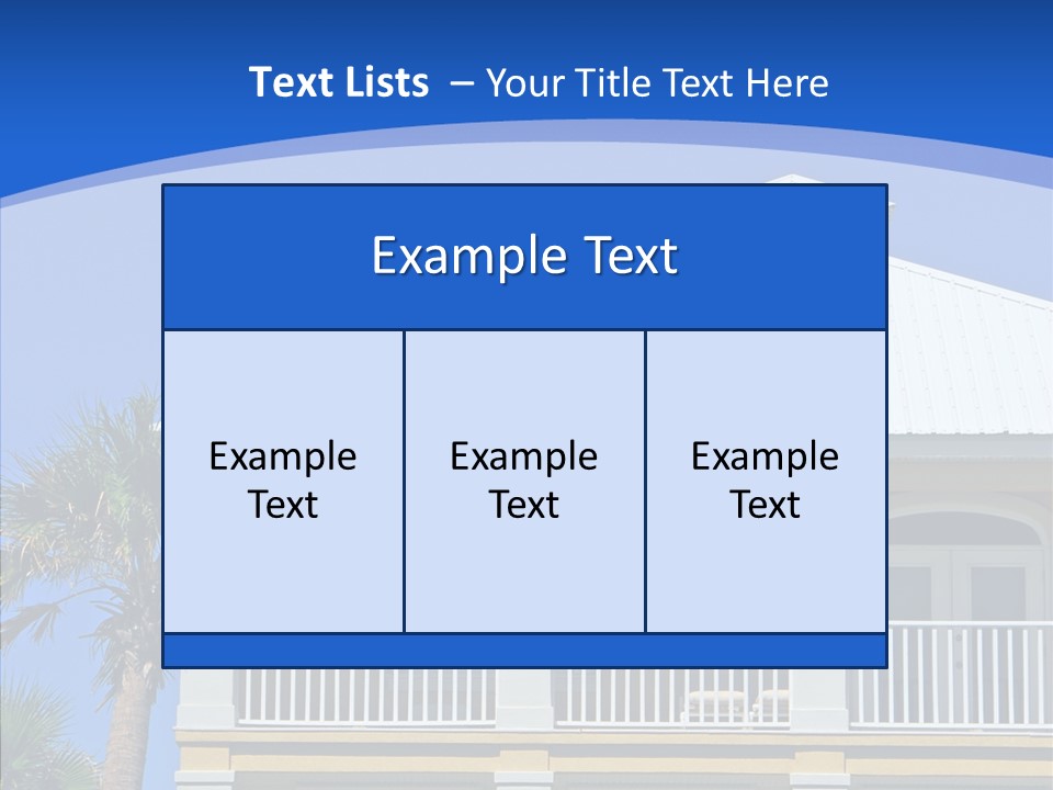 Caribbean Success Tropical PowerPoint Template