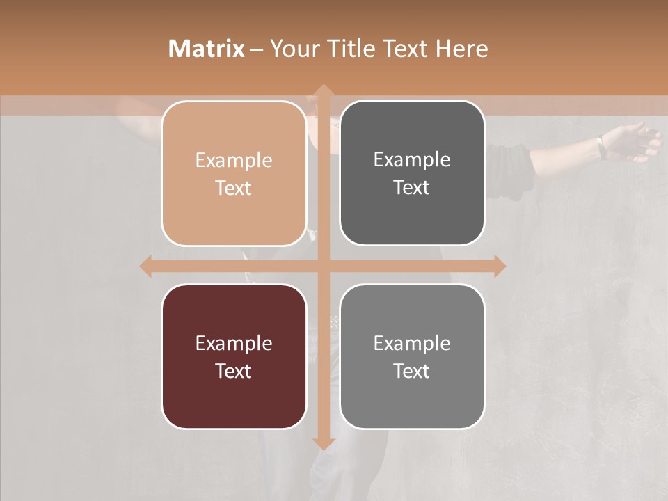 Isolated Rapper Sport PowerPoint Template