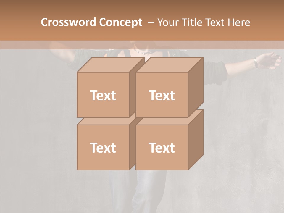 Isolated Rapper Sport PowerPoint Template