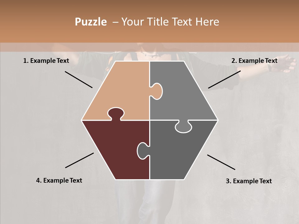 Isolated Rapper Sport PowerPoint Template