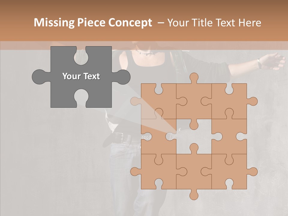 Isolated Rapper Sport PowerPoint Template