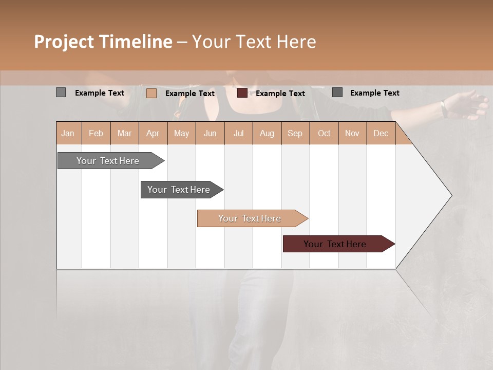 Isolated Rapper Sport PowerPoint Template