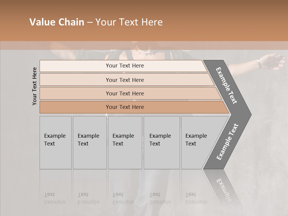 Isolated Rapper Sport PowerPoint Template