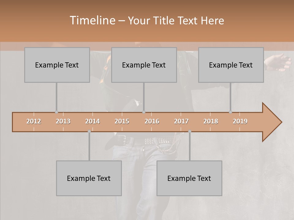 Isolated Rapper Sport PowerPoint Template