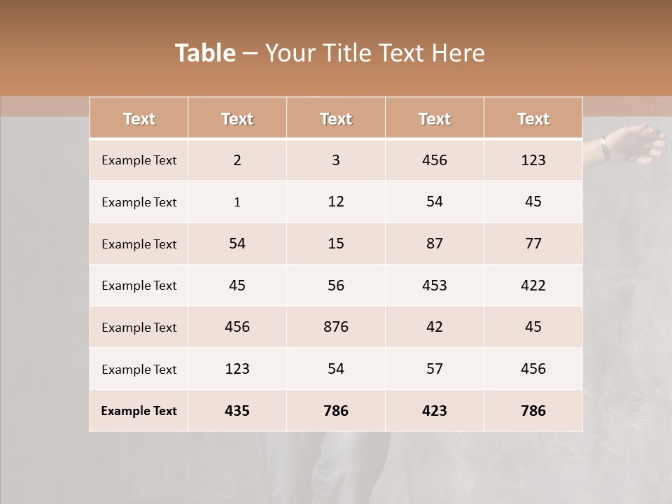 Isolated Rapper Sport PowerPoint Template