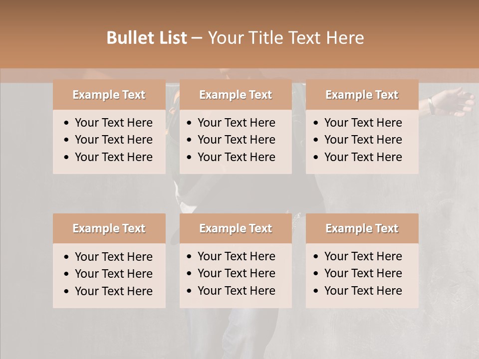 Isolated Rapper Sport PowerPoint Template