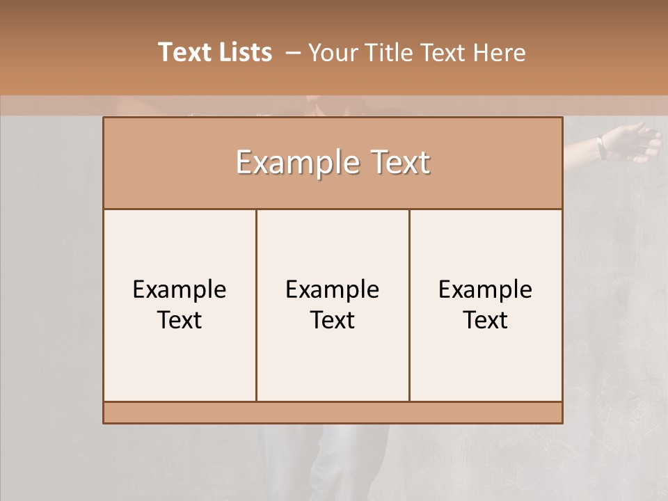 Isolated Rapper Sport PowerPoint Template