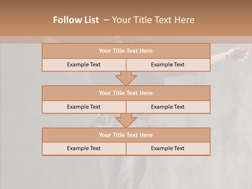 Isolated Rapper Sport PowerPoint Template