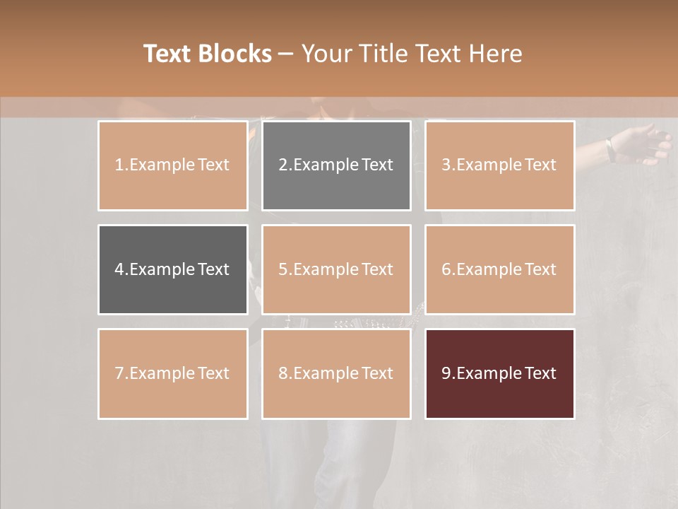 Isolated Rapper Sport PowerPoint Template