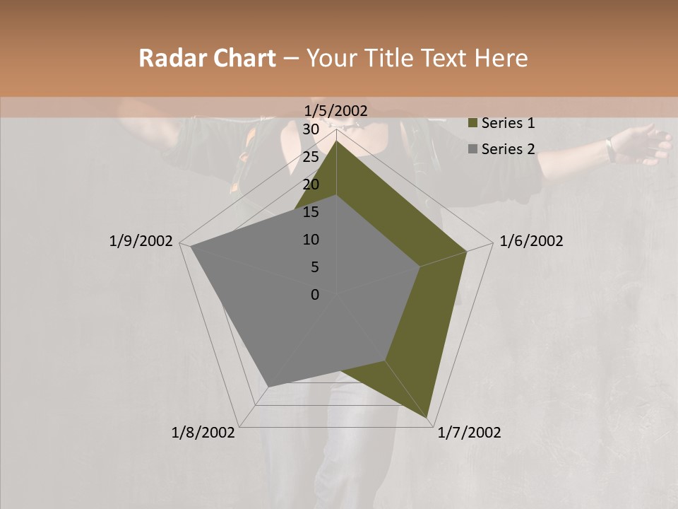 Isolated Rapper Sport PowerPoint Template