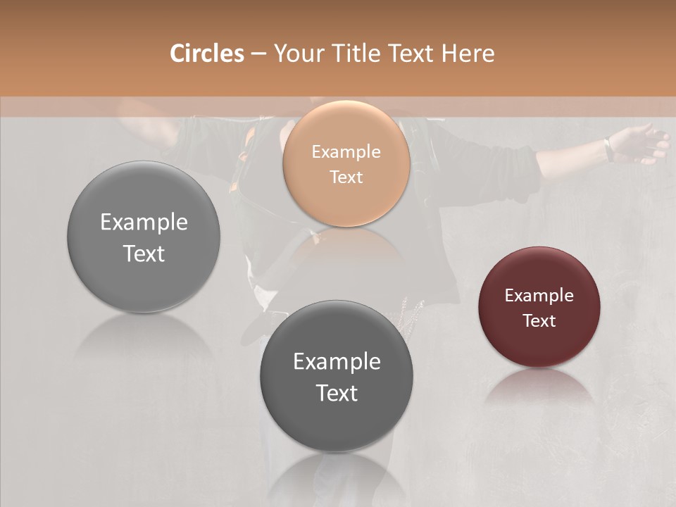 Isolated Rapper Sport PowerPoint Template