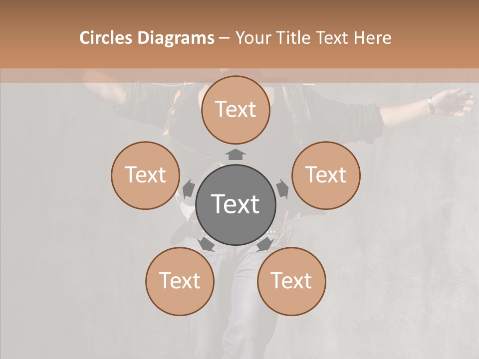 Isolated Rapper Sport PowerPoint Template