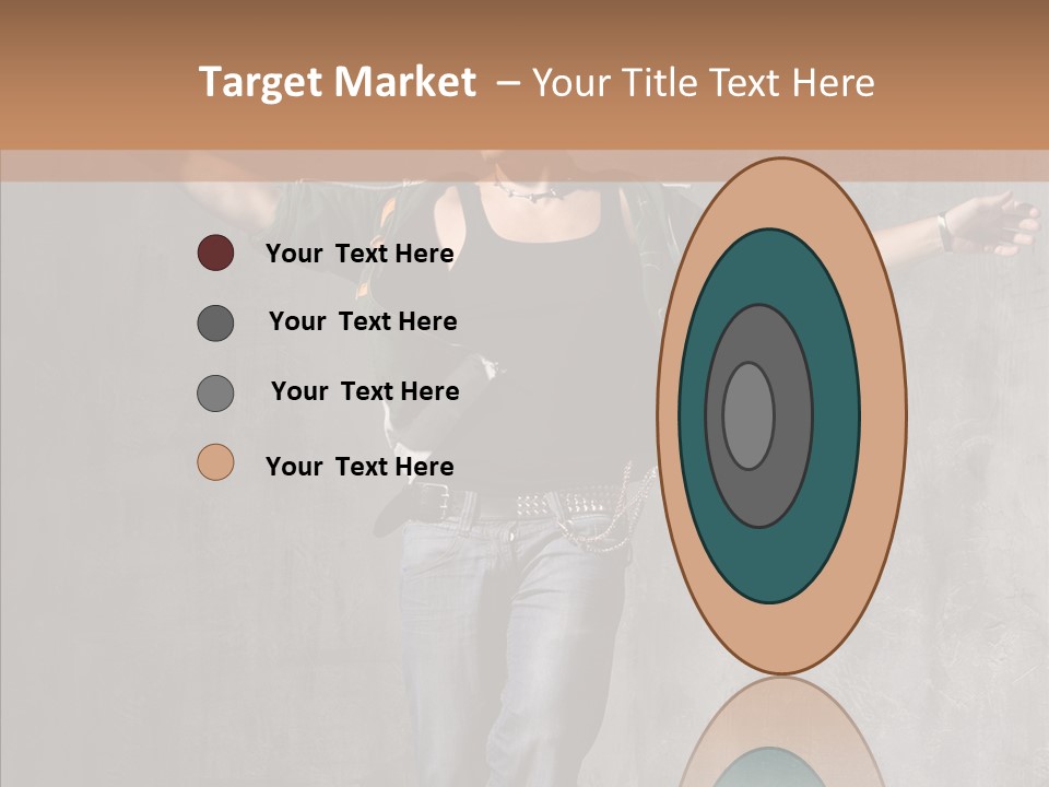 Isolated Rapper Sport PowerPoint Template