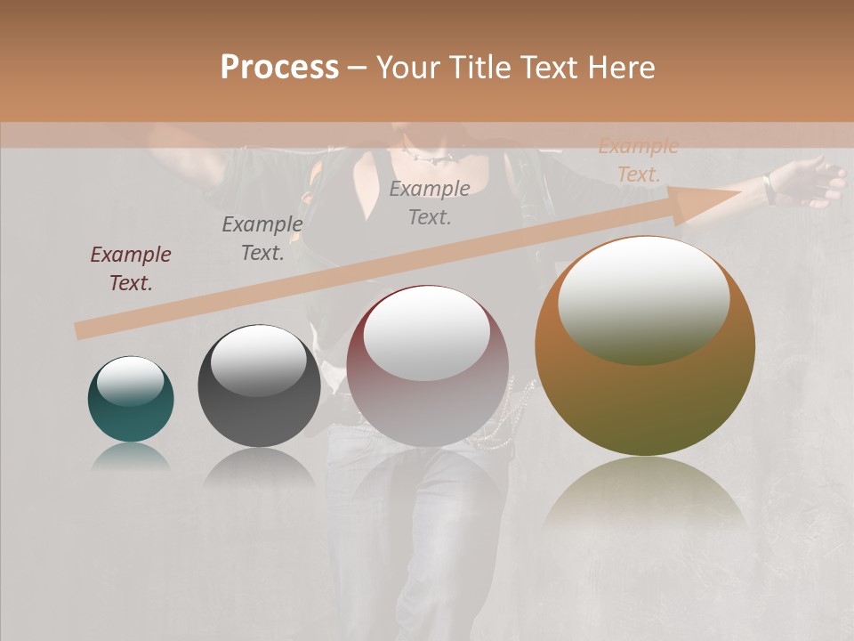 Isolated Rapper Sport PowerPoint Template