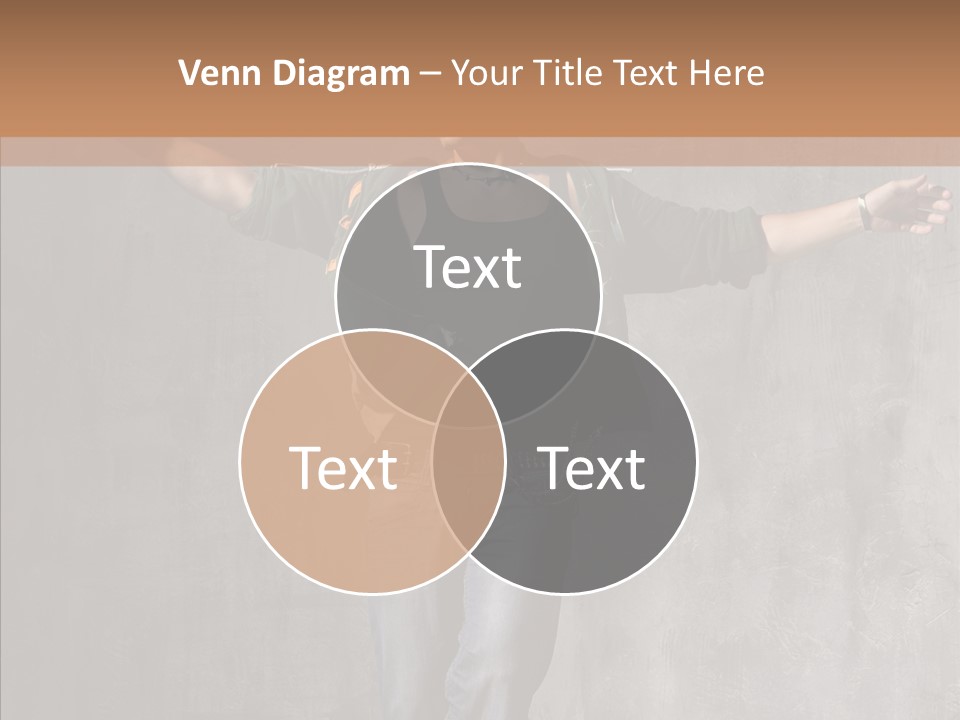 Isolated Rapper Sport PowerPoint Template