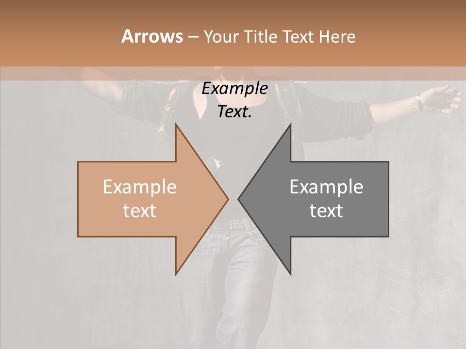 Isolated Rapper Sport PowerPoint Template