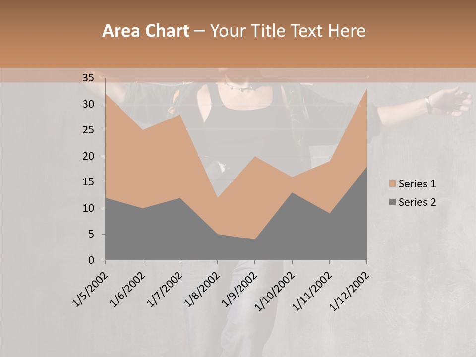 Isolated Rapper Sport PowerPoint Template