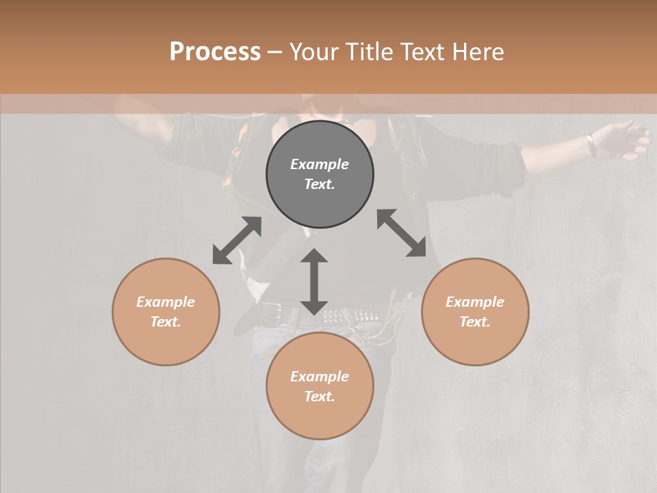 Isolated Rapper Sport PowerPoint Template