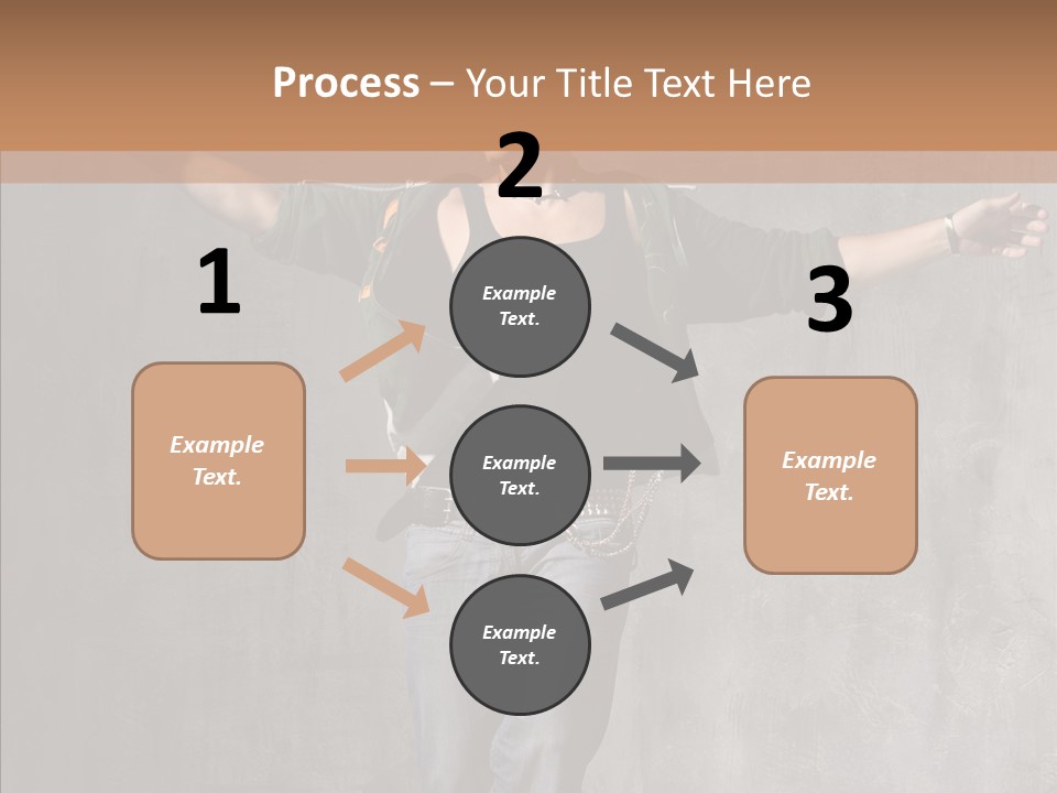 Isolated Rapper Sport PowerPoint Template