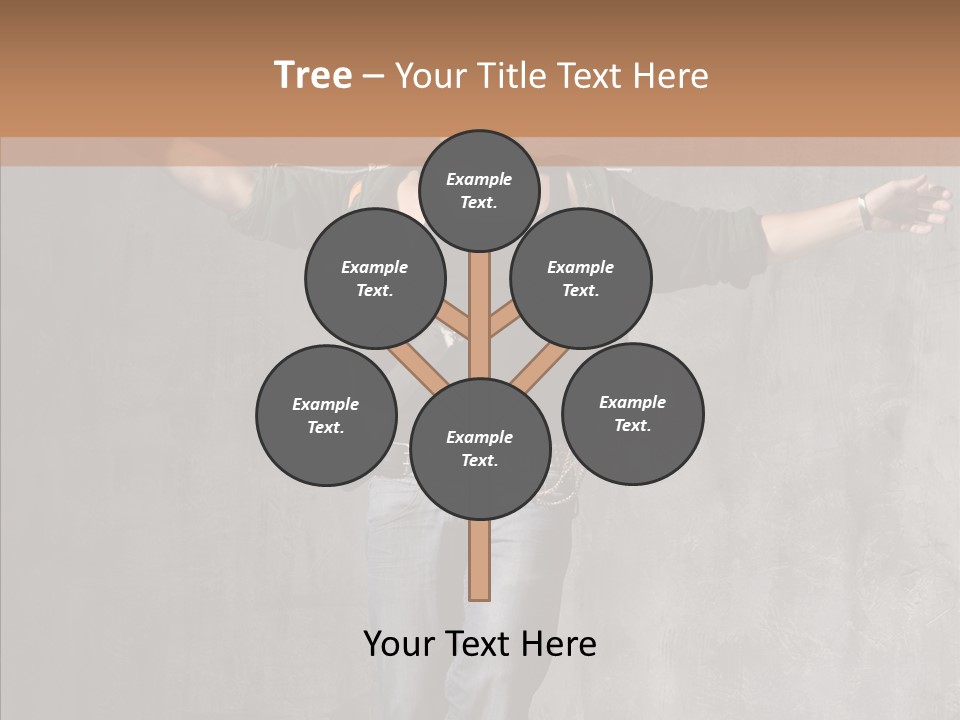 Isolated Rapper Sport PowerPoint Template