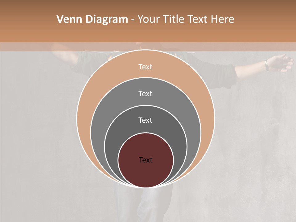 Isolated Rapper Sport PowerPoint Template