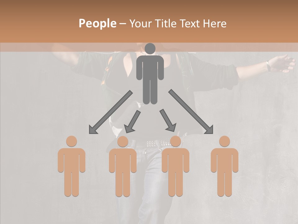 Isolated Rapper Sport PowerPoint Template