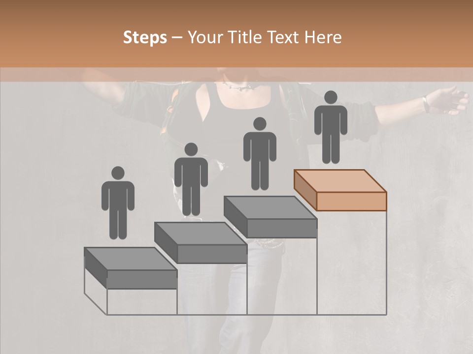 Isolated Rapper Sport PowerPoint Template